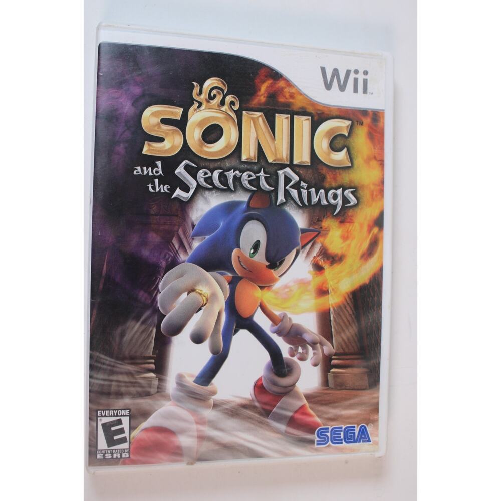 Sonic and the Secret Rings (Nintendo Wii, 2006) Authentic, Tested/Works